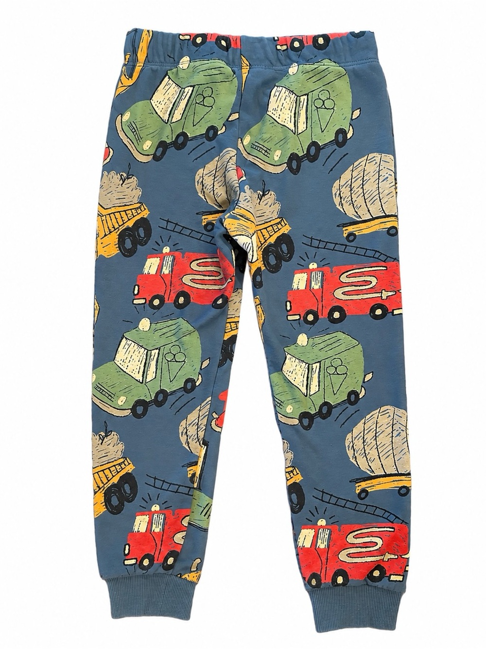 H&M Construction Vehicle Jogger Sweatpants Size 6 EUC Soft Cotton Blend